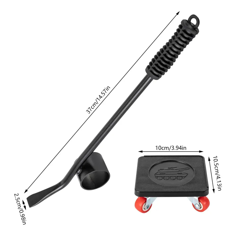 Patins roulants pour meubles 360° – lot de 4 - Carrée / Espagne - patins roulants meubles 360