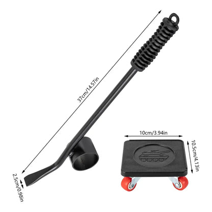 Patins roulants pour meubles 360° – lot de 4 - Carrée / Espagne - patins roulants meubles 360