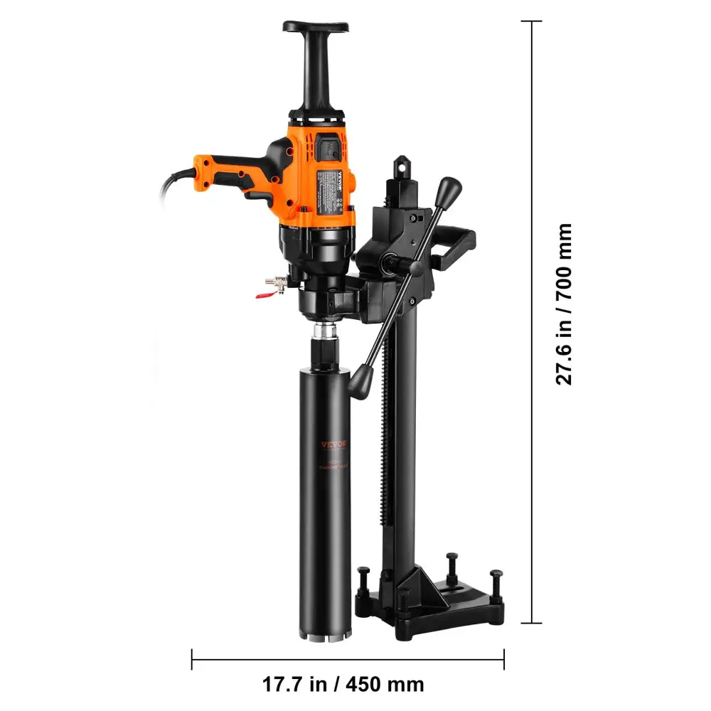 Perceuse à noyau diamant portable 2000 W 2600 W pour béton humide et sec 2000W w avec support Espagne
