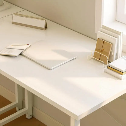 Petit bureau coleshome d'ordinateur 80 × 40 cm blanc pour petits espaces