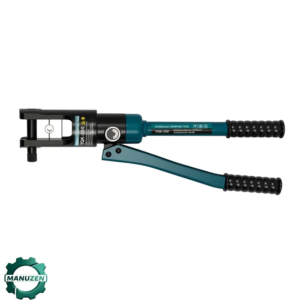 Pince à sertir hydraulique 120 kN – 16 à 300 mm² 11 matrices - Vert et noir / France - Pince à sertir hydraulique