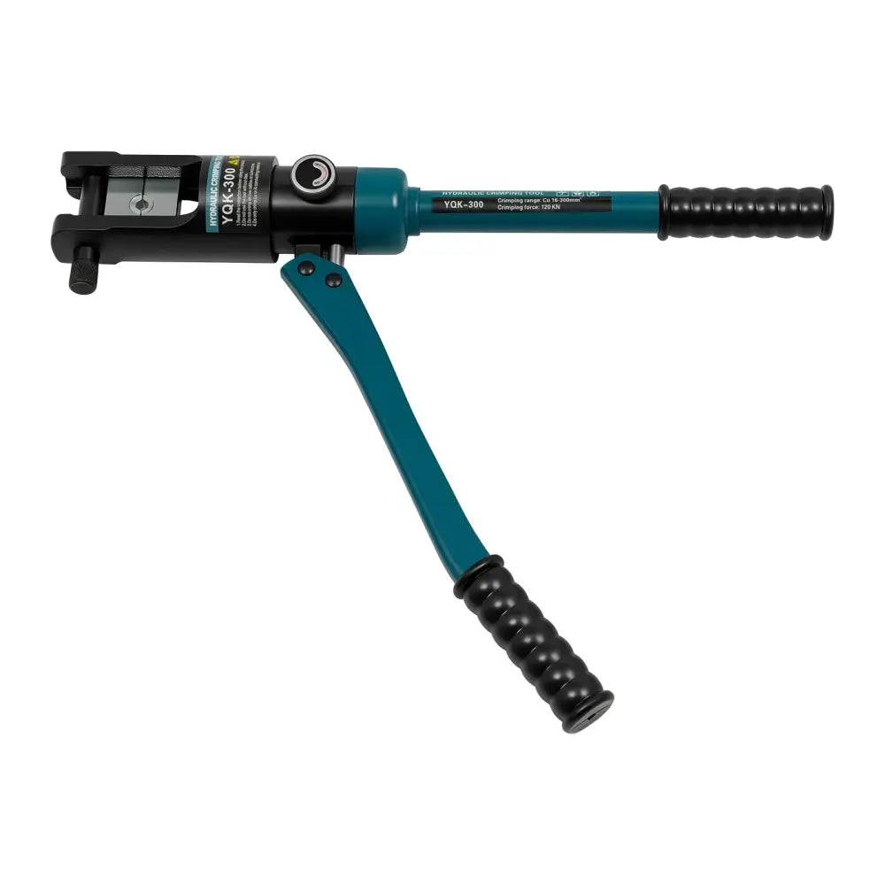 Pince à sertir hydraulique 120 kN – 16 à 300 mm² 11 matrices - Vert et noir / France - Pince à sertir hydraulique