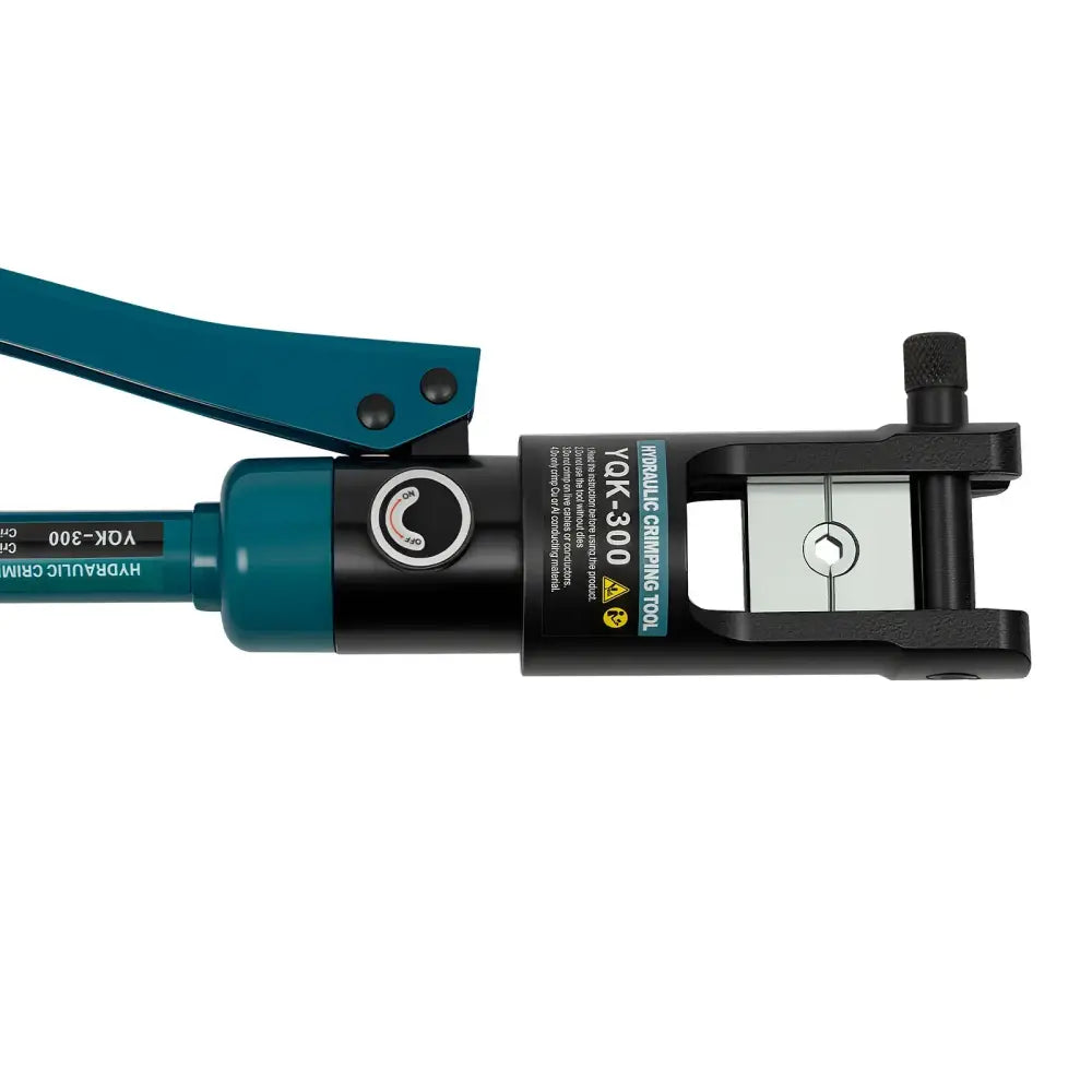 Pince à sertir hydraulique 120 kN – 16 à 300 mm² 11 matrices - Vert et noir / France - Pince à sertir hydraulique
