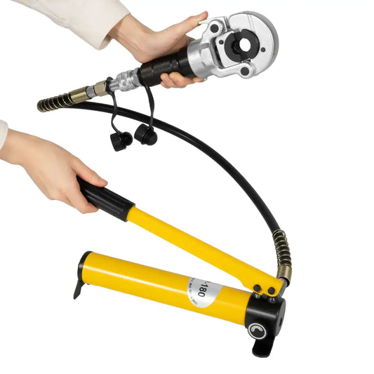 Pince À Sertir Hydraulique 6T Avec 9 Matrices Pour Tuyaux Inox Et Cuivre
