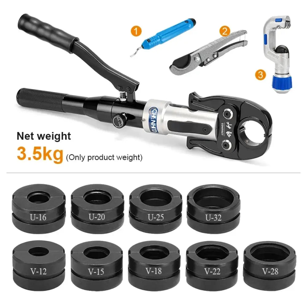 Pince à sertir hydraulique pour tubes cuivre et PEX – TH/U/V/M Profils U + V Pologne