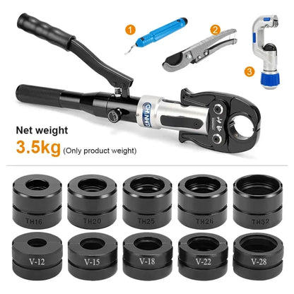 Pince à sertir hydraulique pour tubes cuivre et PEX – TH/U/V/M Profils TH + V Pologne