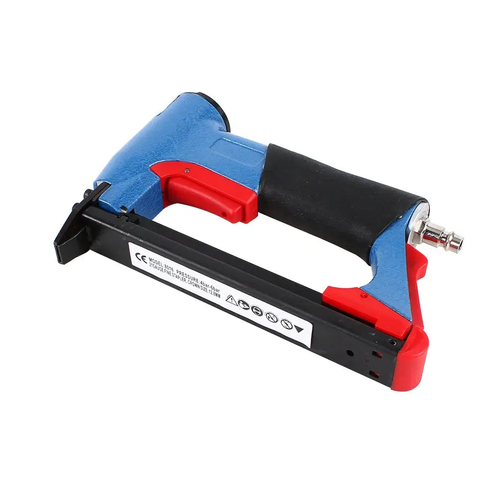Pistolet à agrafes pneumatique haute performance 4 à 8 bars Bleu & Noir