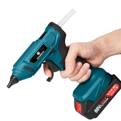 Pistolet à colle chaude sans fil 18 V 280 °C – 2 batteries - Avec 2 batteries / Allemagne / Prise européenne - Pistolet