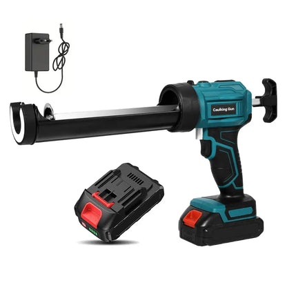 Pistolet à mastic sans fil LED pour remplissage et étanchéité 1 Batterie avec lumière LED EU Pologne
