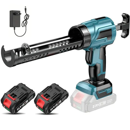 Pistolet à mastic sans fil LED pour remplissage et étanchéité 2 Batteries sans lumière LED EU Pologne