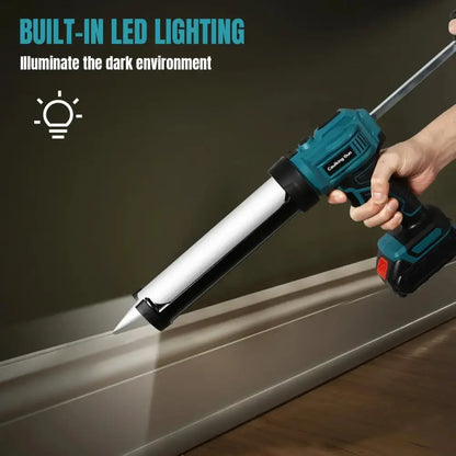 Pistolet à mastic sans fil LED pour remplissage et étanchéité
