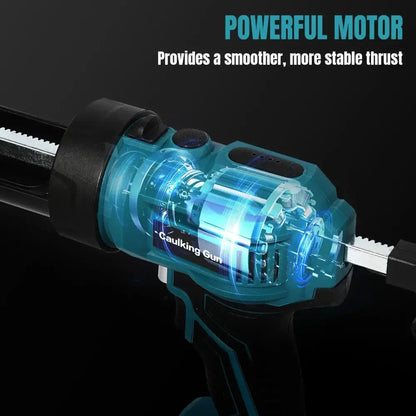 Pistolet à mastic sans fil LED pour remplissage et étanchéité