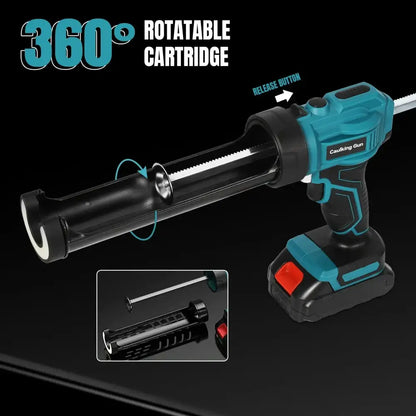 Pistolet à mastic sans fil LED pour remplissage et étanchéité