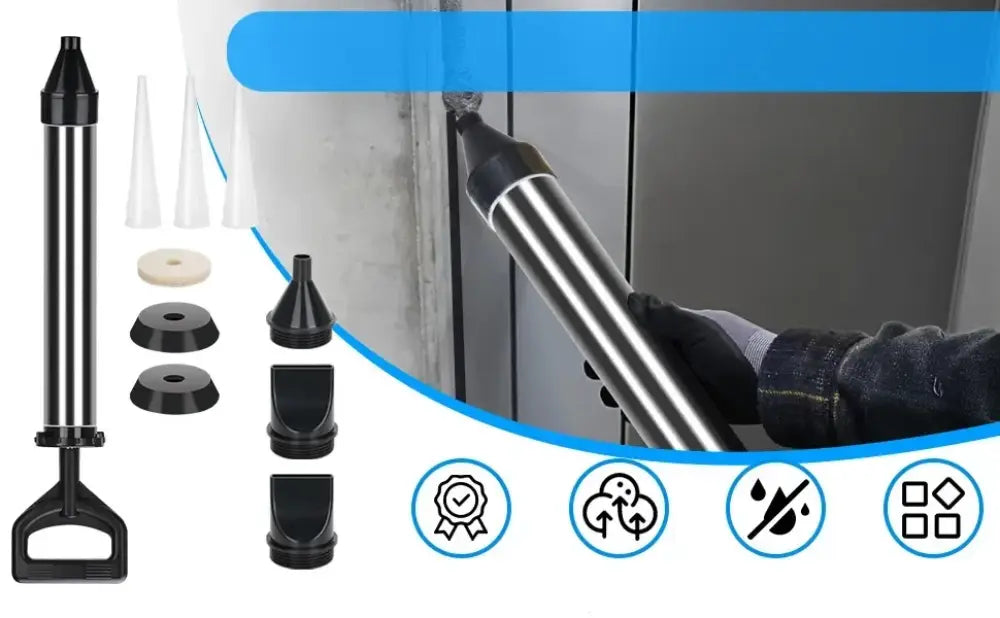 Pistolet à mortier manuel – 3 buses pour joints – détail 5