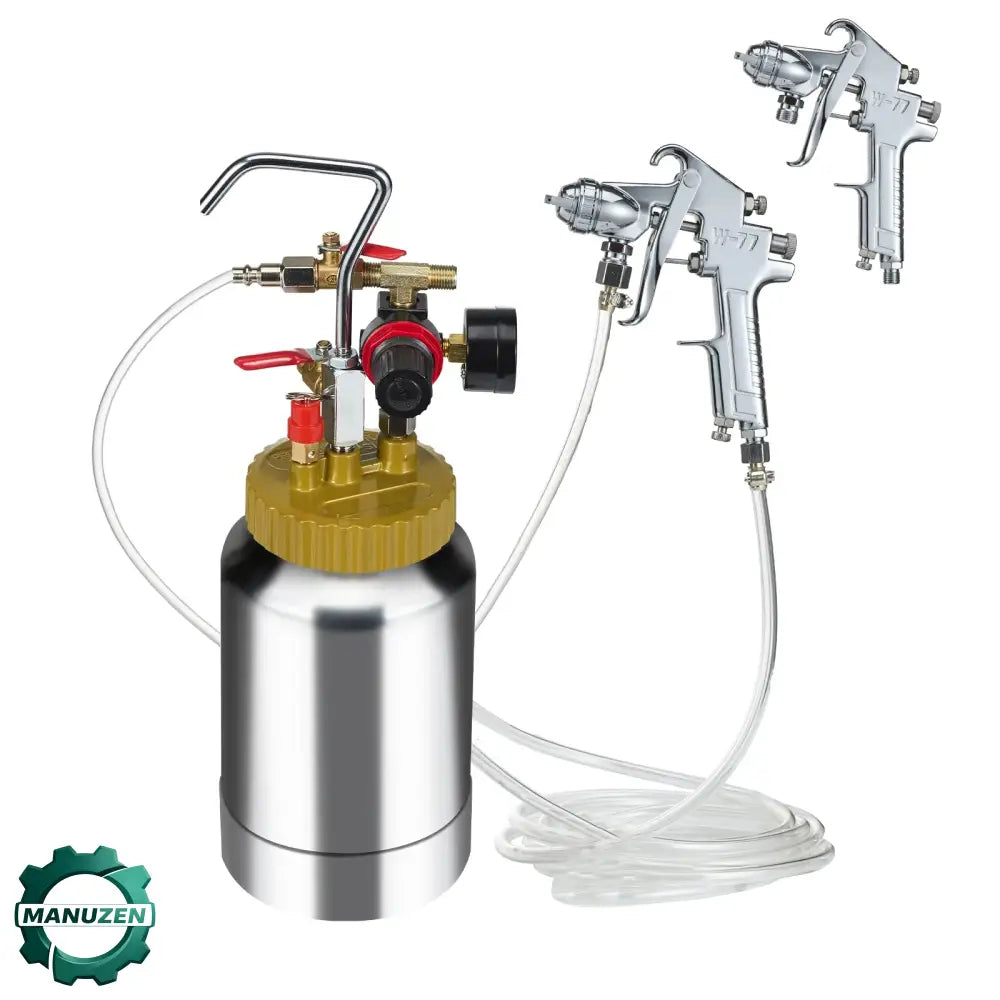 Pistolet à peinture avec pot sous pression 2 L – buse 1,8 mm - 2 L (0,5 gal) / France - Pistolet à peinture sous
