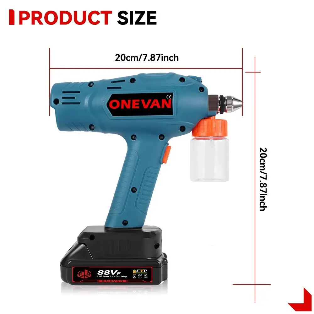 Pistolet à peinture sans fil pour batterie 18 V – détail produit 8