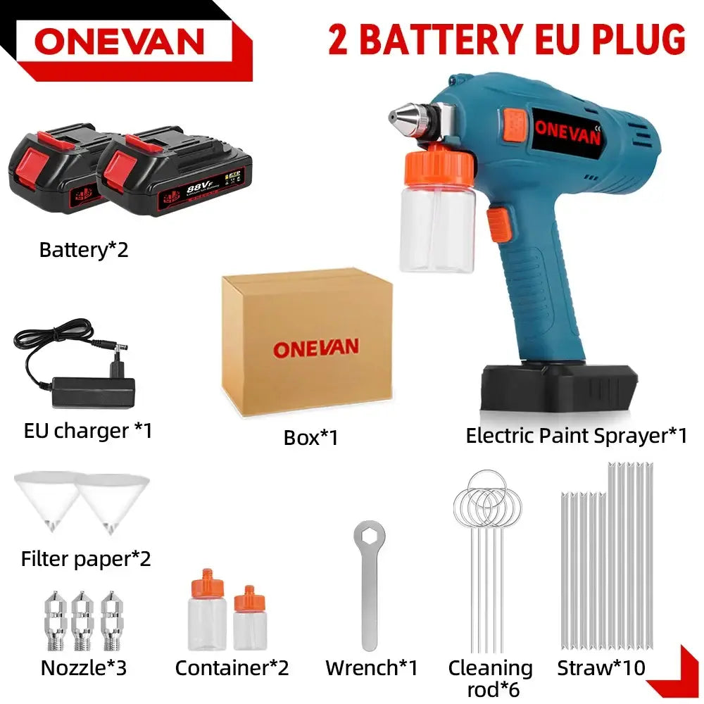 Pistolet à peinture sans fil pour batterie 18 V – détail produit 11