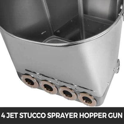 Pistolet De Peinture Professionnel 4 Jets Pour Murs Plafonds Stuc