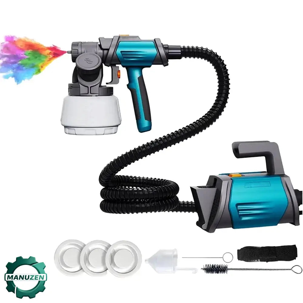 Pistolet peinture HVLP 800 W – godet 1,3 L - Bleu / Allemagne - pistolet peinture HVLP 800 W