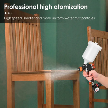 Pistolet peinture HVLP à gravité – buse 1,3 mm - Allemagne / Rouge - pistolet peinture HVLP buse 1.3 mm