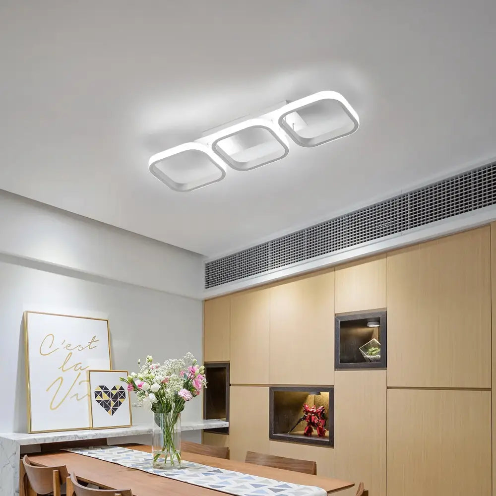 Plafonnier LED 6500 K en aluminium – lumière blanche froide - Plafonnier LED