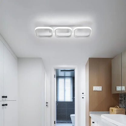 Plafonnier LED 6500 K en aluminium – lumière blanche froide - Plafonnier LED