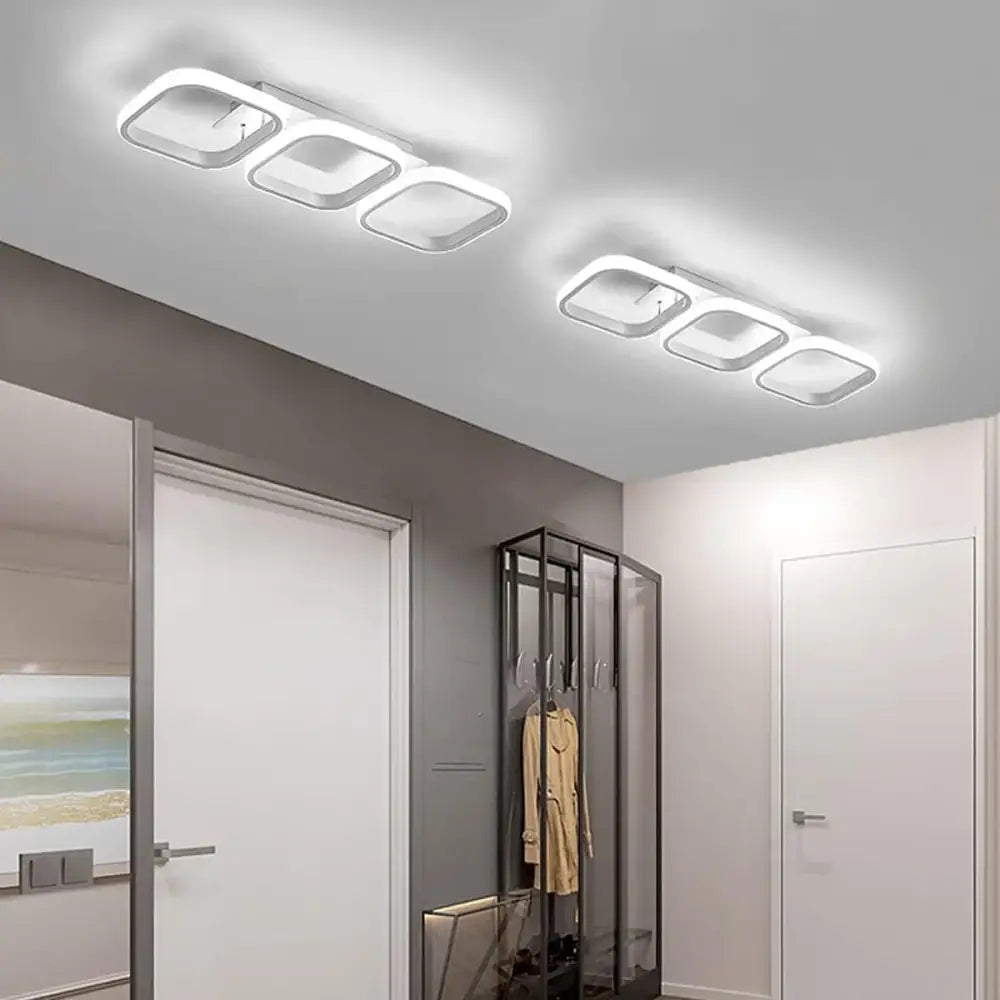 Plafonnier LED 6500 K en aluminium – lumière blanche froide - Plafonnier LED