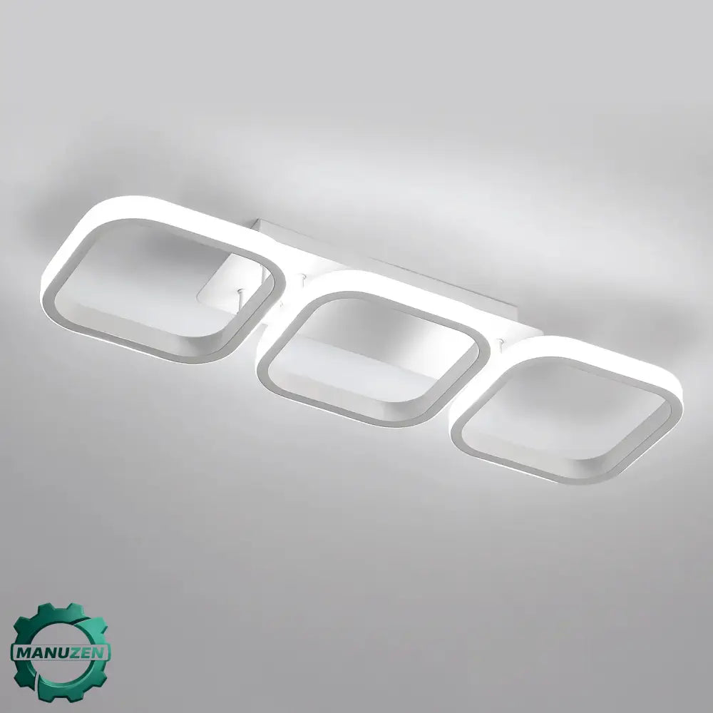 Plafonnier LED 6500 K en aluminium – lumière blanche froide - France - Plafonnier LED