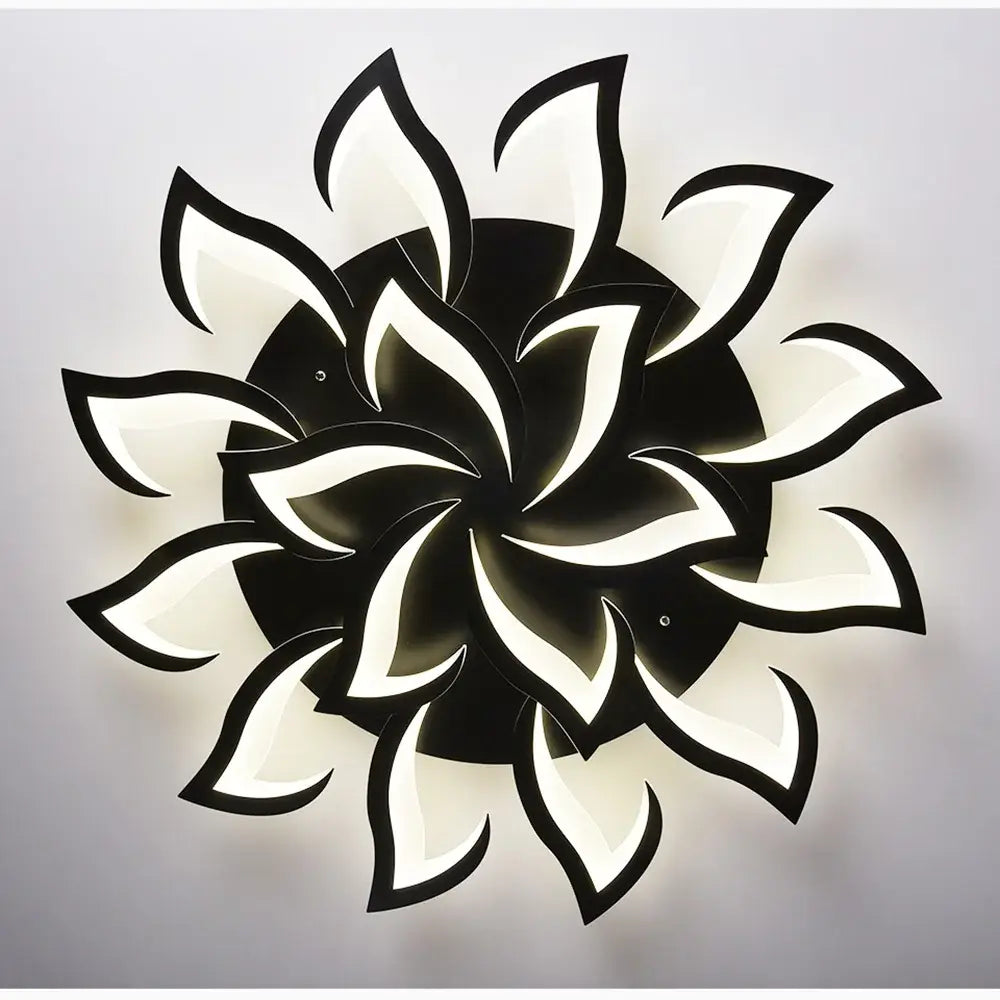 Plafonnier LED floral à intensité réglable - plafonnier LED dimmable