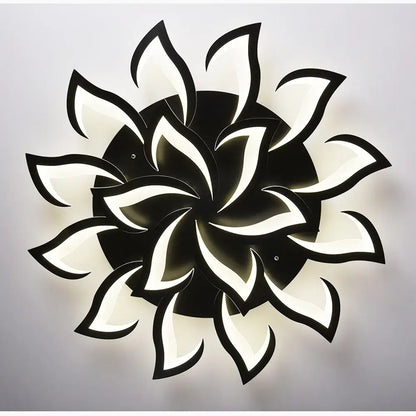 Plafonnier LED floral à intensité réglable - plafonnier LED dimmable