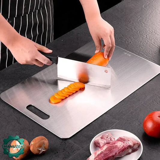 Planche à découper en acier inoxydable 316 – 29 × 20 cm – vue principale