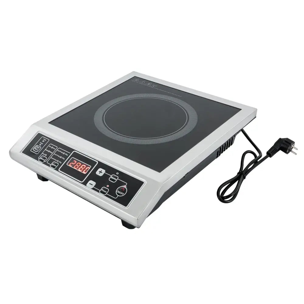 Plaque de Cuisson à Induction Portable 3,5 kW avec 8 Niveaux de Température