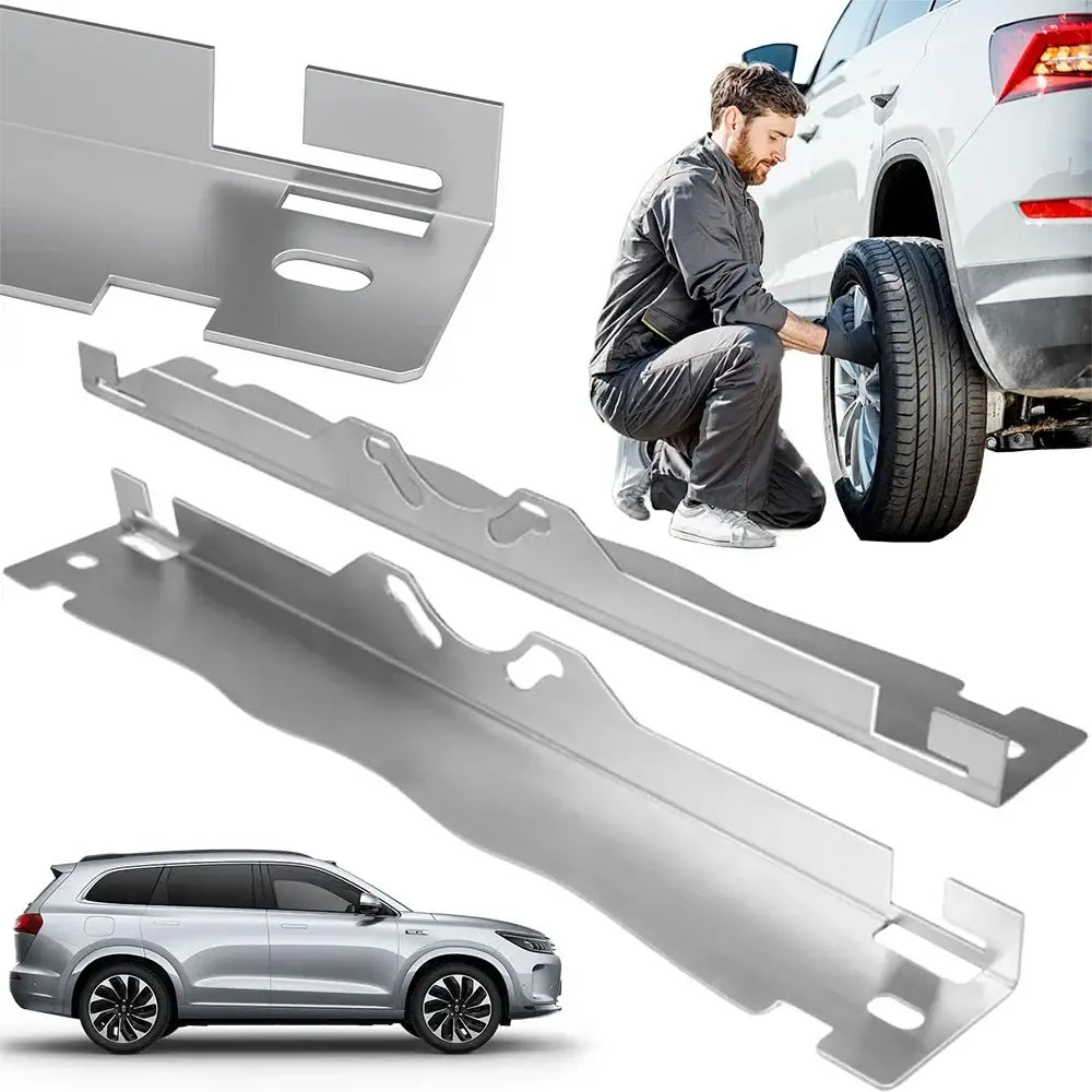 Plaques de mesure du parallélisme – lot de 2 en acier - Pologne - plaques mesure parallélisme roues