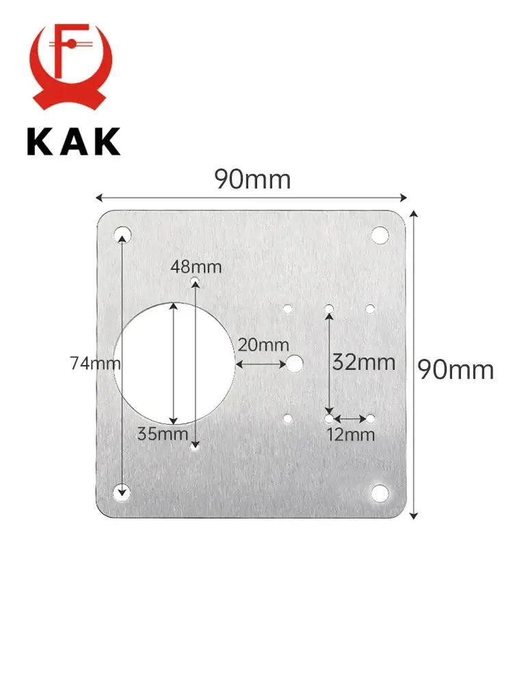 Plaques de réparation pour charnières 35 mm – acier inoxydable - Plaques de réparation de charnière