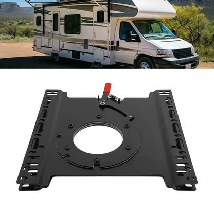 Platine pivotante de siège T5/T6 360° – acier 46,5 cm - Embase pivotante de siège
