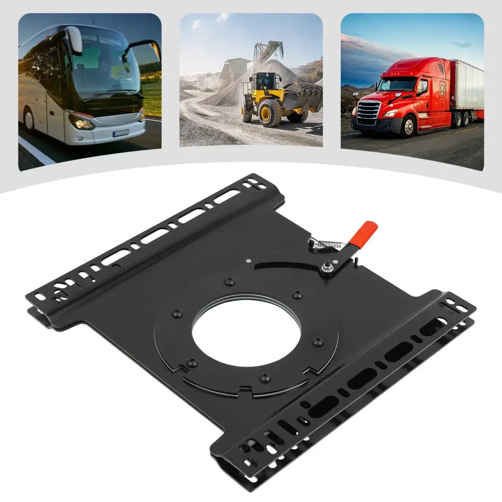 Platine pivotante de siège T5/T6 360° – acier 46,5 cm - Embase pivotante de siège
