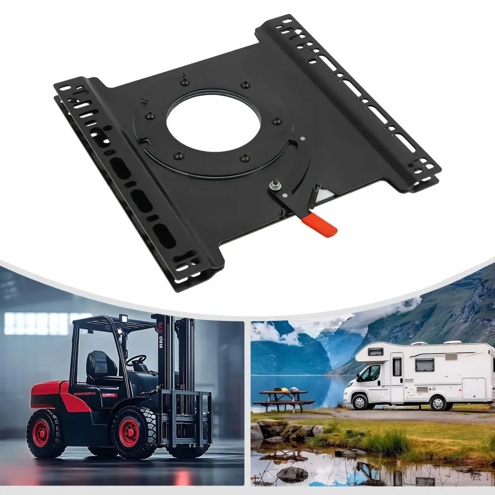 Platine pivotante de siège T5/T6 360° – acier 46,5 cm - Embase pivotante de siège