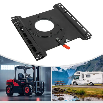 Platine pivotante de siège T5/T6 360° – acier 46,5 cm - Embase pivotante de siège