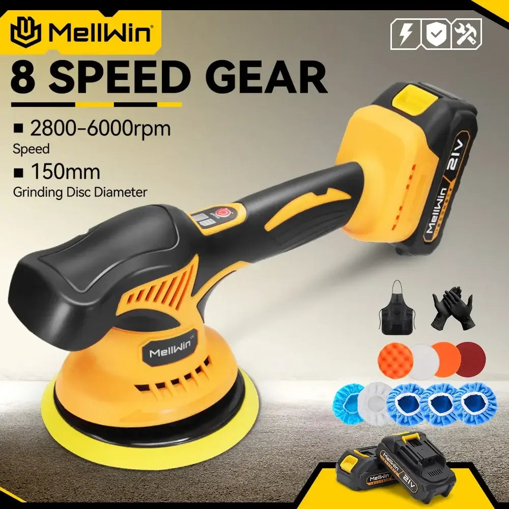 Polisseuse orbitale sans fil 150 mm – compatible Makita 18 V - Polisseuse orbitale sans fil