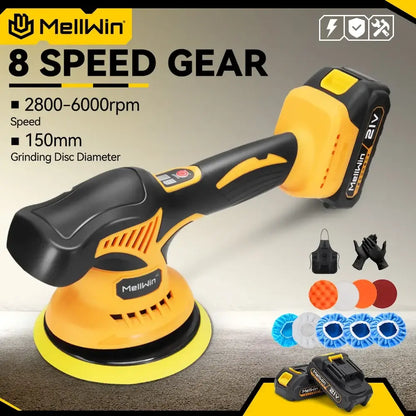 Polisseuse orbitale sans fil 150 mm – compatible Makita 18 V - Polisseuse orbitale sans fil