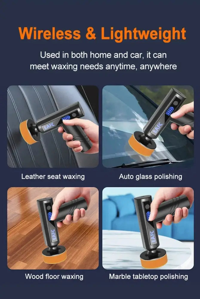 Polisseuse voiture sans fil 75 mm – 400 tr/min - Polisseuse sans fil
