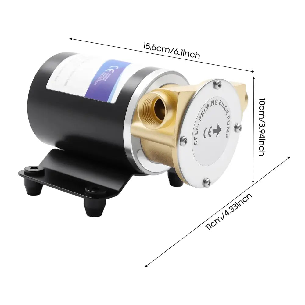 Pompe à eau auto amorçante pour irrigation agricole 12 V 120 W IP68