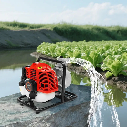 Pompe À Eau À Essence Portable 1 Pouce 43cc Avec Filtre À Air