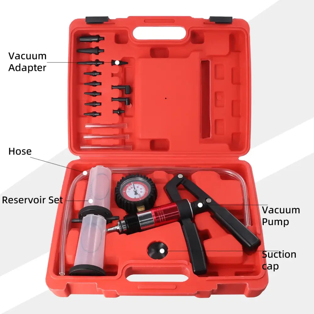 Pompe À Vide Manuelle Pour Voiture Kit Purge Frein Testeur Automobile