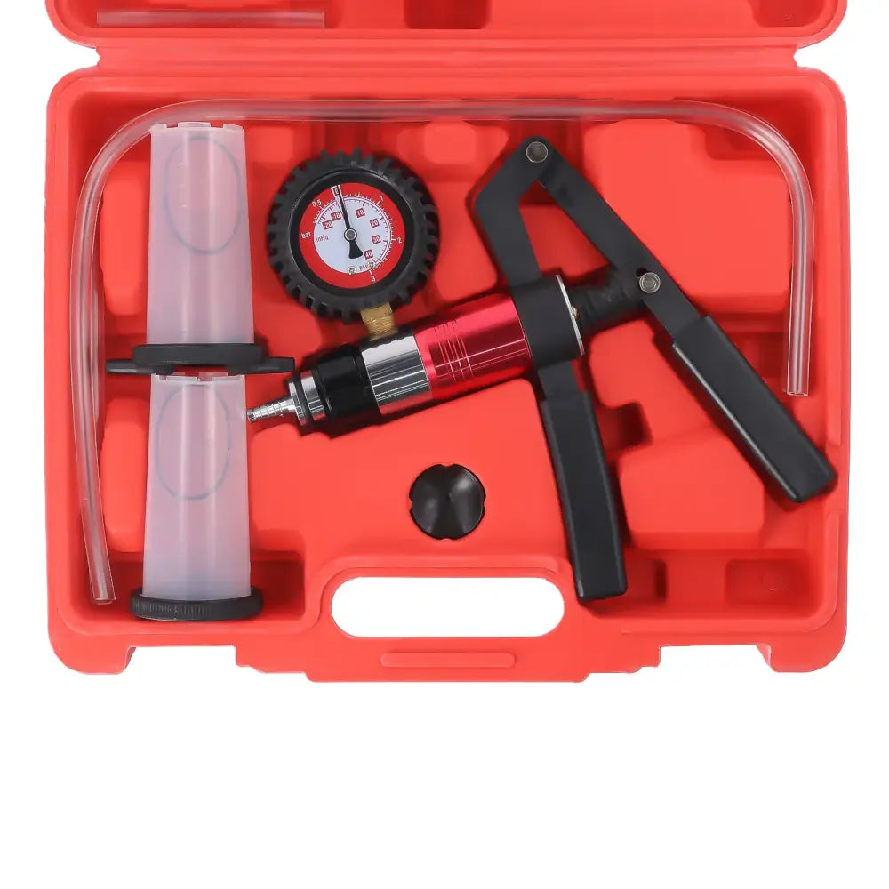 Pompe À Vide Manuelle Pour Voiture Kit Purge Frein Testeur Automobile Rouge Allemagne