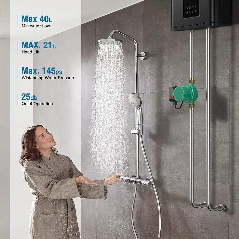 Pompe de circulation d’eau chaude 100 W – 30 L/min – photo produit 2