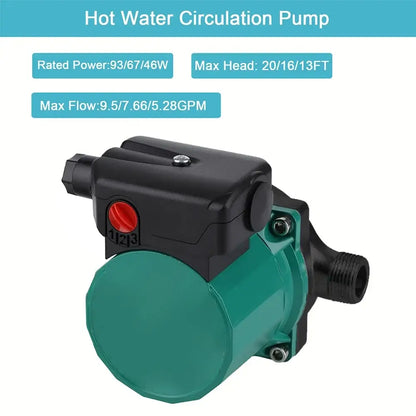 Pompe de circulation d’eau chaude 100 W – 30 L/min – photo produit 6