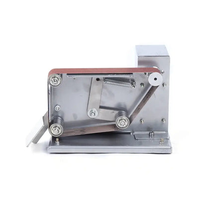 Ponceuse à bande 30 × 533 mm – table inclinable 7 vitesses - Argenté / Allemagne - ponceuse bande table inclinable