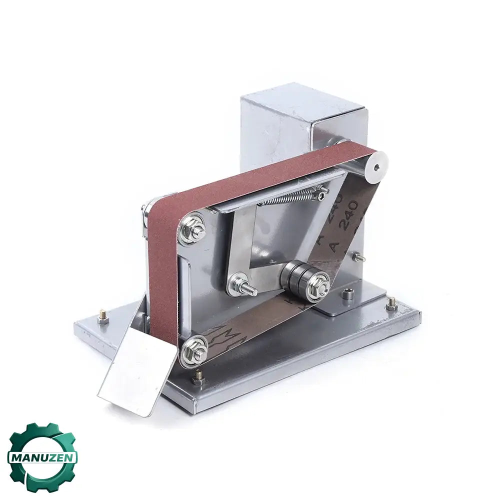 Ponceuse à bande 30 × 533 mm – table inclinable 7 vitesses - Argenté / Allemagne - ponceuse bande table inclinable