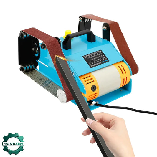Ponceuse à bande double tête 950 W – angle réglable - ponceuse bande double tête 950 W